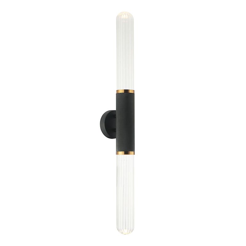 Бра Grover Black Transparent Wall Lamp Прозрачное Стекло Черный Глянцевое золото Бра Grover Black Transparent Wall Lamp Прозрачное Стекло Черный Глянцевое золото в Барнауле | Loft Concept