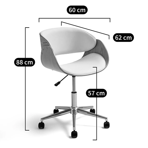 Вращающееся офисное кресло на колёсах Delwyn Chair Вращающееся офисное кресло на колёсах Delwyn Chair в Барнауле
