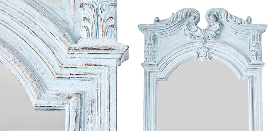 Зеркало Lupescu Mirror Pastel Blue Зеркало Lupescu Mirror Pastel Blue - Loft-Concept в Барнауле
