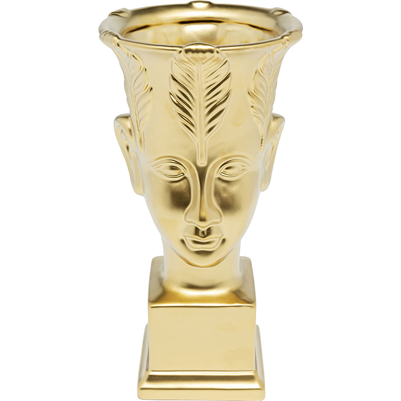 Ваза Golden Face Vase 31 Золотой Ваза Golden Face Vase 31 Золотой в Барнауле | Loft Concept