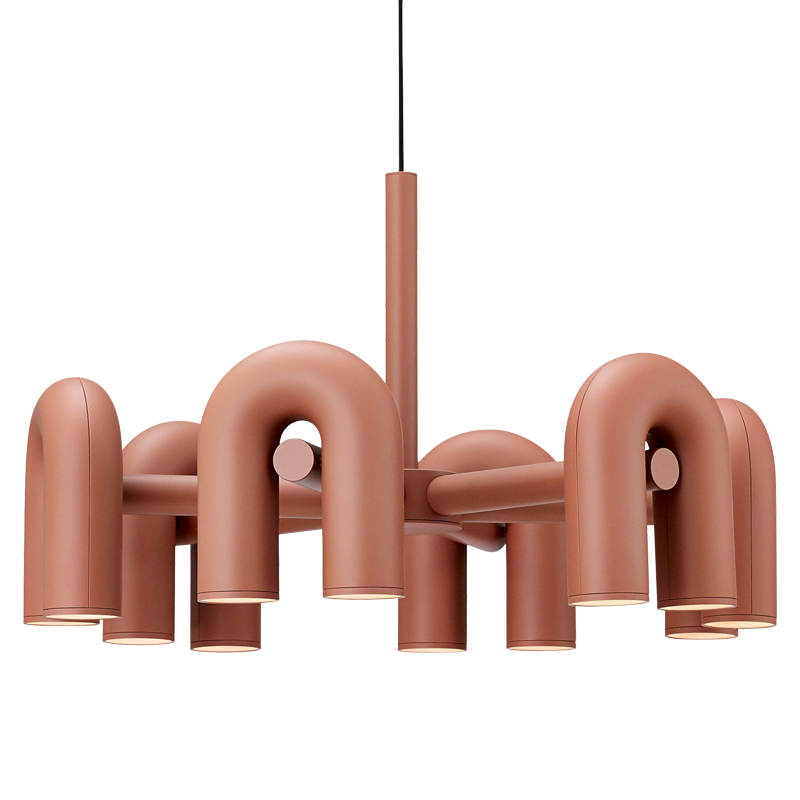 Люстра Cirkus AGO Lighting pink 4-6 Коричневый Люстра Cirkus AGO Lighting pink 4-6 Коричневый в Барнауле | Loft Concept