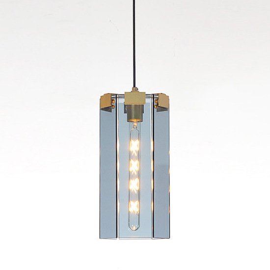 Человек из стали Gray Glass Pendant Lamp Золотой Прозрачное Стекло Человек из стали Gray Glass Pendant Lamp Золотой Прозрачное Стекло в Барнауле | Loft Concept
