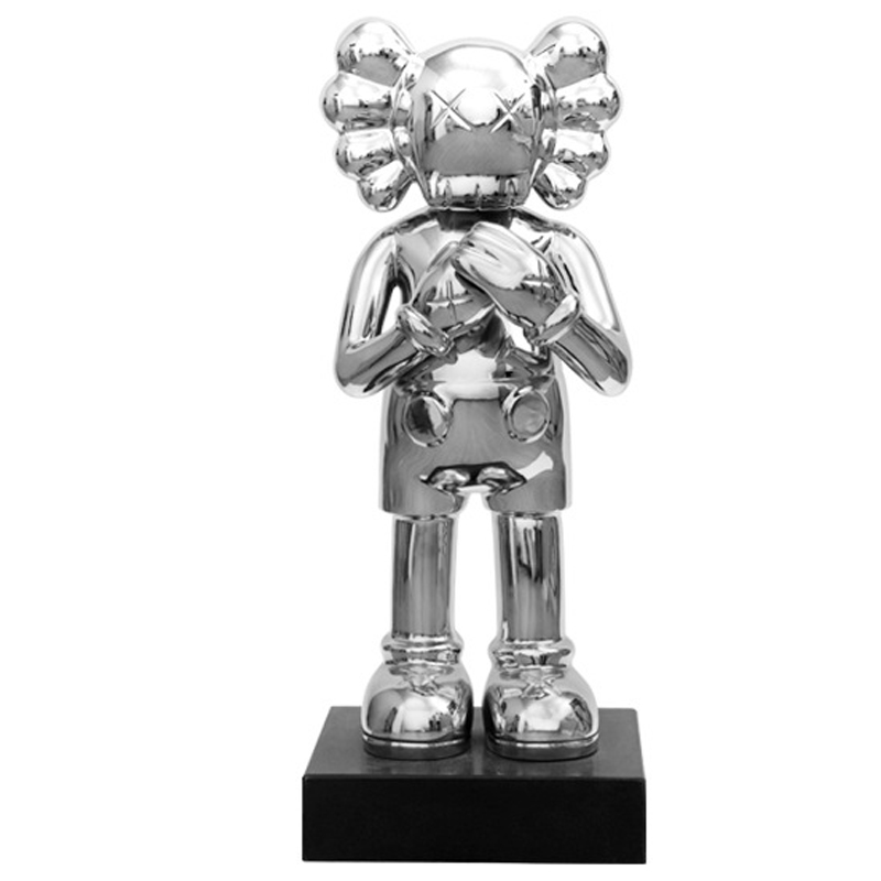 Статуэтка KAWS Silver on stand Серебряный Статуэтка KAWS Silver on stand Серебряный в Барнауле | Loft Concept