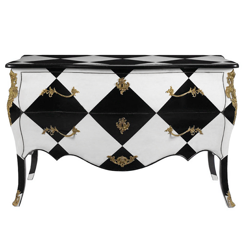 Комод ROMILLE COMMODE CHEST Бронза Черно-белый Комод ROMILLE COMMODE CHEST Бронза Черно-белый в Барнауле | Loft Concept