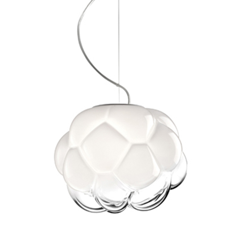 Подвесной светильник Fabbian Cloudy Hanging Lamp Белый Прозрачное Стекло Подвесной светильник Fabbian Cloudy Hanging Lamp Белый Прозрачное Стекло в Барнауле | Loft Concept