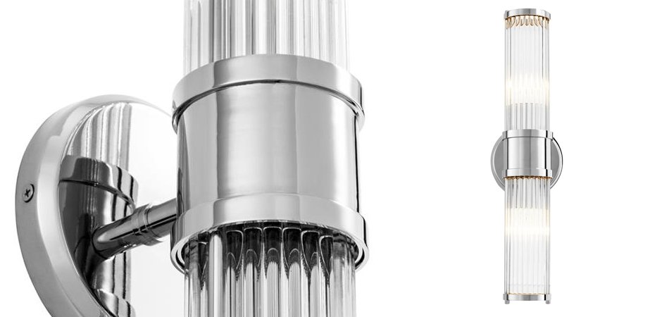 Бра Wall Lamp Claridges Double Nickel Бра Wall Lamp Claridges Double Nickel - Loft-Concept в Барнауле