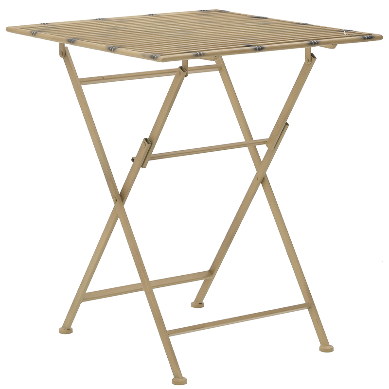Приставной металлический складной стол Azra Metal Side Table Золотой Приставной металлический складной стол Azra Metal Side Table Золотой в Барнауле | Loft Concept