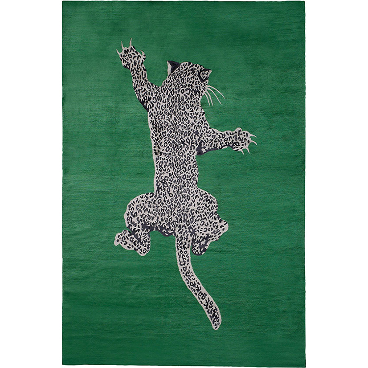 Ковер Emerald Leopard Черно-белый Изумрудный Ковер Emerald Leopard Черно-белый Изумрудный в Барнауле | Loft Concept