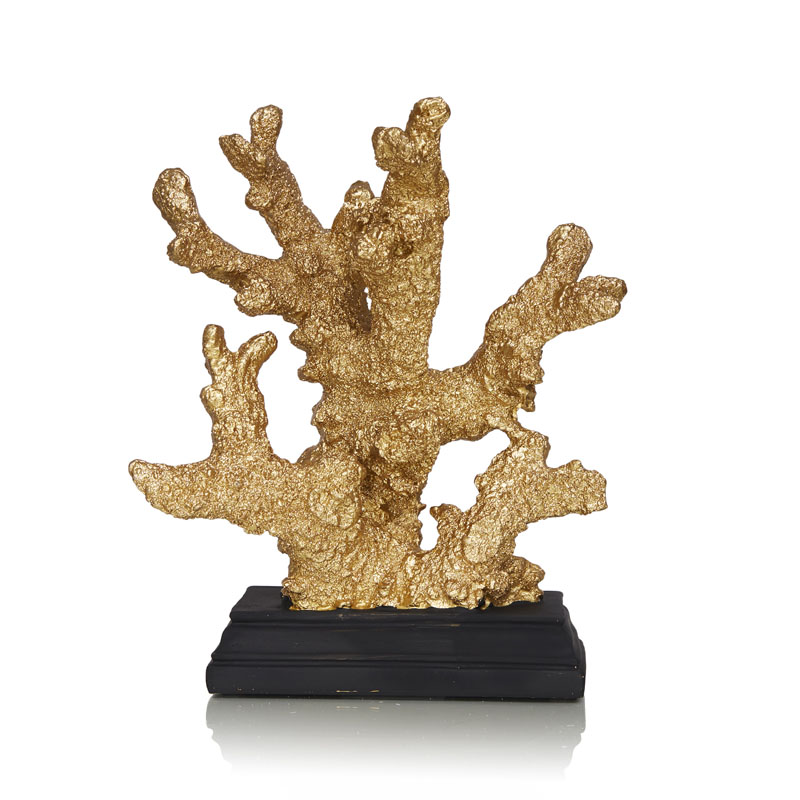 Статуэтка Golden Coral On A Stand Золотой Черный Статуэтка Golden Coral On A Stand Золотой Черный в Барнауле | Loft Concept