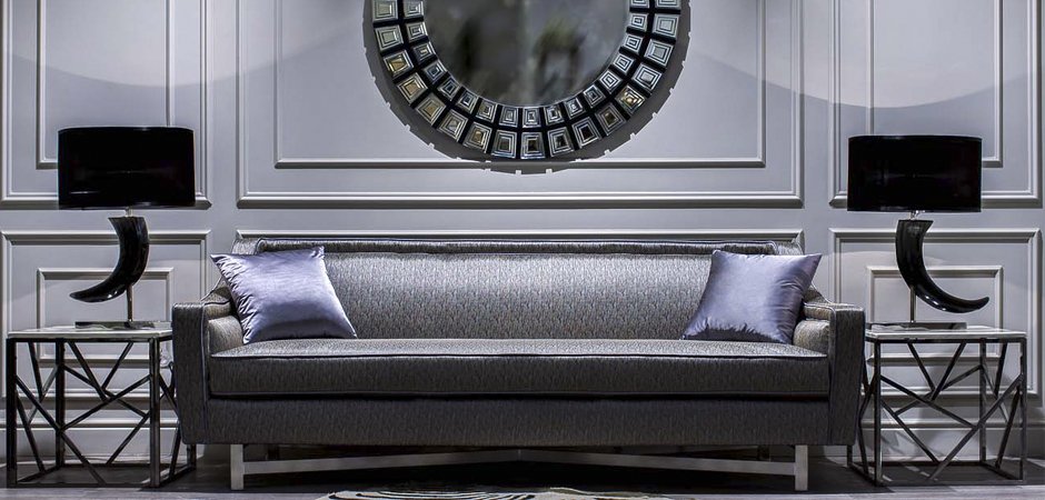 Приставной стол Serene Furnishing Chrome Marble Top Side Table Приставной стол Serene Furnishing Chrome Marble Top Side Table - Loft-Concept в Барнауле