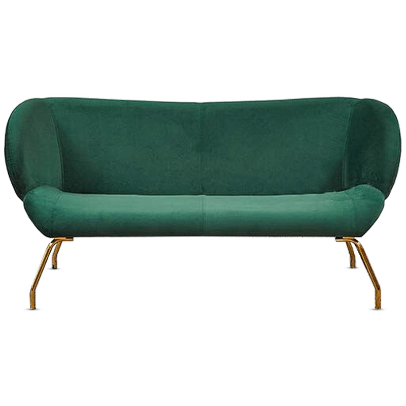 Диван Branca Sofa Изумрудный Глянцевое золото Диван Branca Sofa Изумрудный Глянцевое золото в Барнауле | Loft Concept