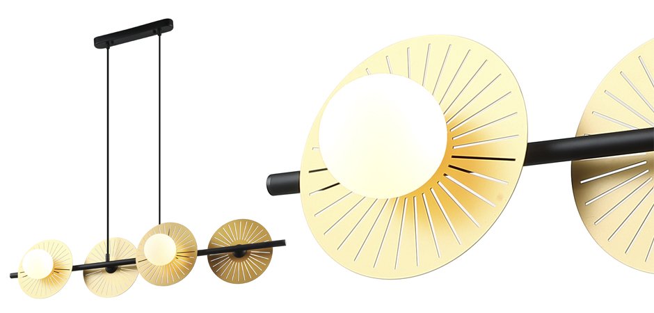 Люстра Balls & Discs Horizontal 4 Люстра Balls & Discs Horizontal 4 - Loft-Concept в Барнауле