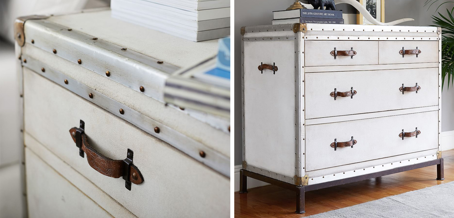 Комод в винтажном стиле Vintage Chests Белый - фото