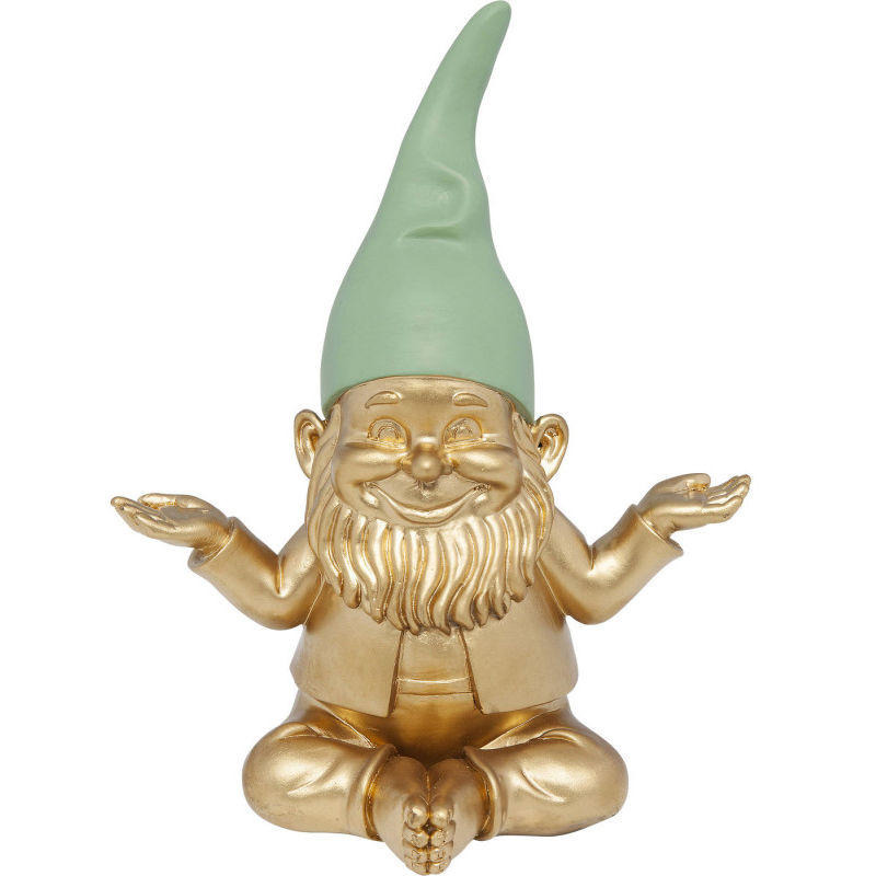 Статуэтка Golden Meditating Gnome Золотой Статуэтка Golden Meditating Gnome Золотой в Барнауле | Loft Concept