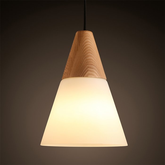 Подвесной светильник Opaque Light Middle Белый дуб Белый Подвесной светильник Opaque Light Middle Белый дуб Белый в Барнауле | Loft Concept