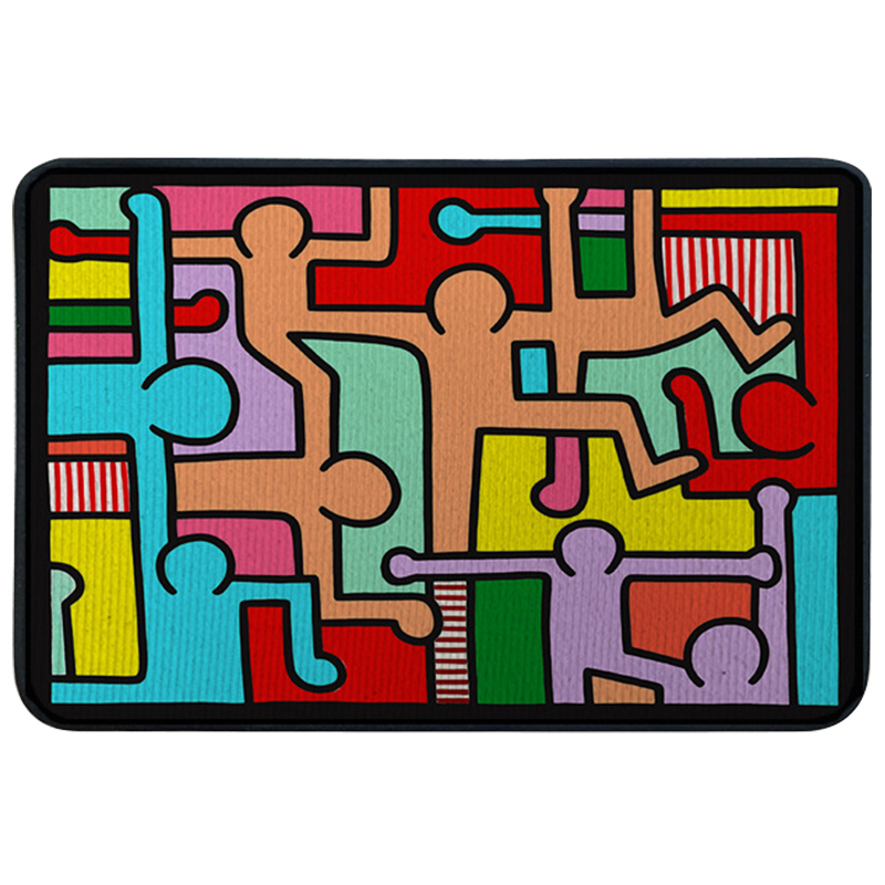 Ковер для прихожей и ванной Keith Haring Rug Мульти Ковер для прихожей и ванной Keith Haring Rug Мульти в Барнауле | Loft Concept