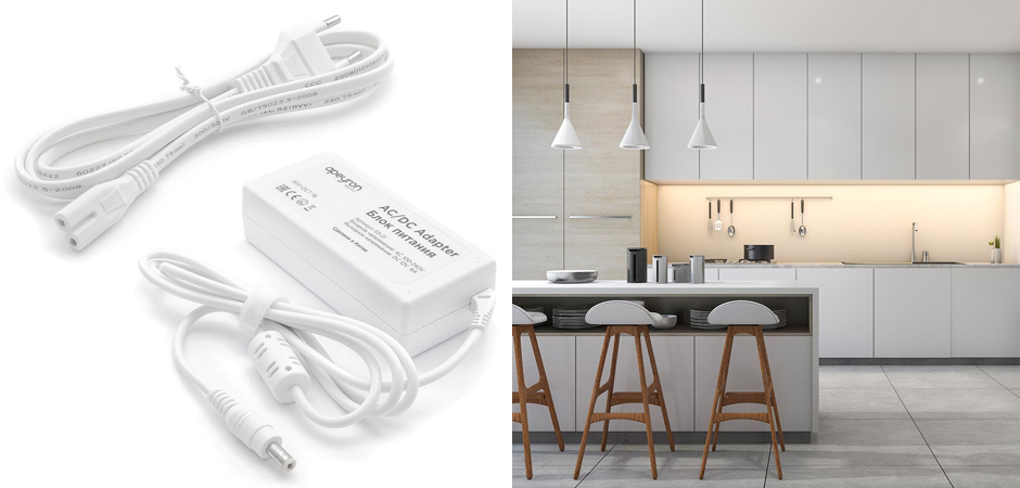 Комплект светодиодной ленты 14,4W/m 60LED/m 5050SMD теплый белый Комплект светодиодной ленты 14,4W/m 60LED/m 5050SMD теплый белый - Loft-Concept в Барнауле