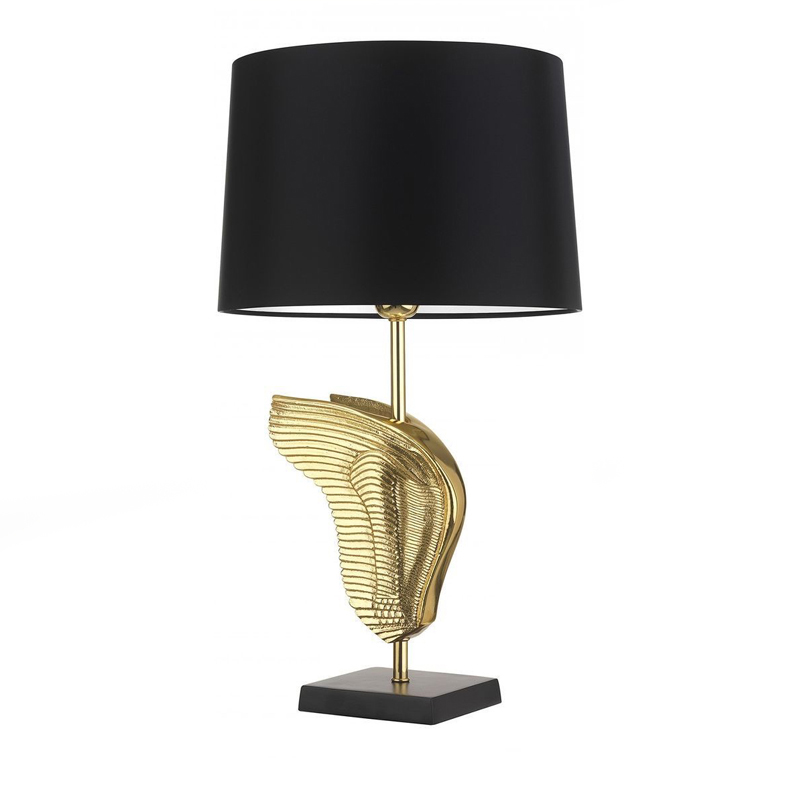 Настольная лампа Hermes Wings Table lamp Латунь Черный в Барнауле | Loft Concept 