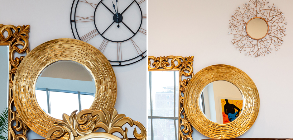Зеркало Golden Waves Mirror Зеркало Golden Waves Mirror - Loft-Concept в Барнауле