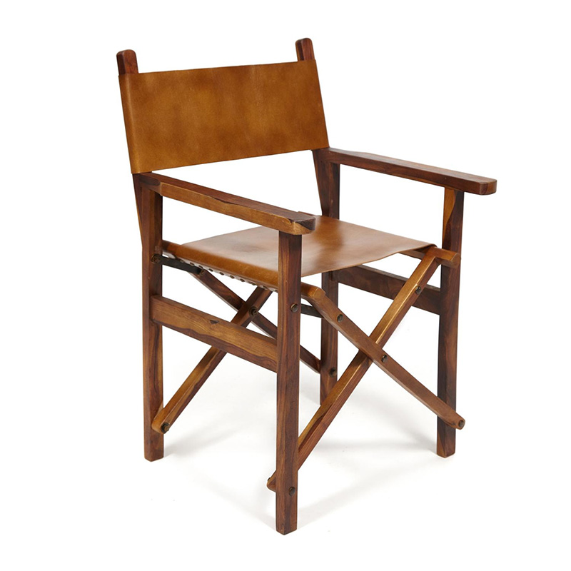 Кресло Buffalo Leather folding armchair Коричневый винтаж Кресло Buffalo Leather folding armchair Коричневый винтаж в Барнауле | Loft Concept