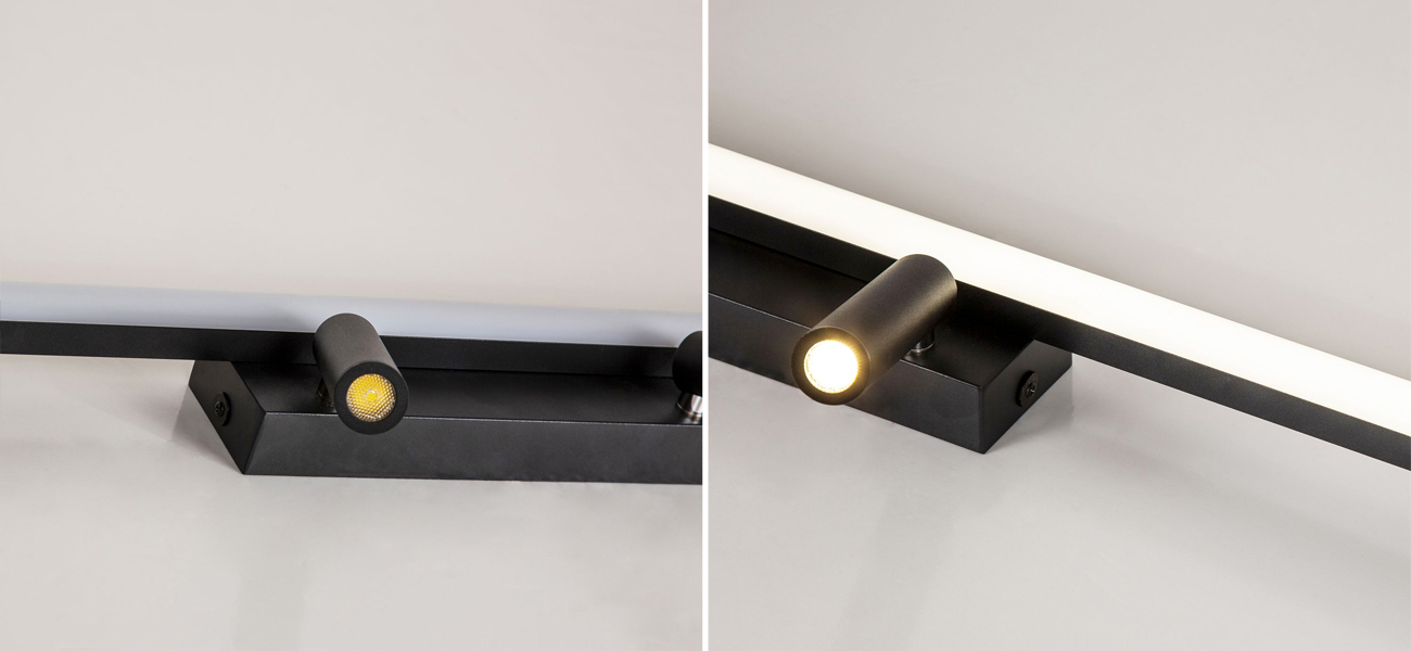 Потолочный светильник с двумя поворотными спотами Trumpet  - фото №1