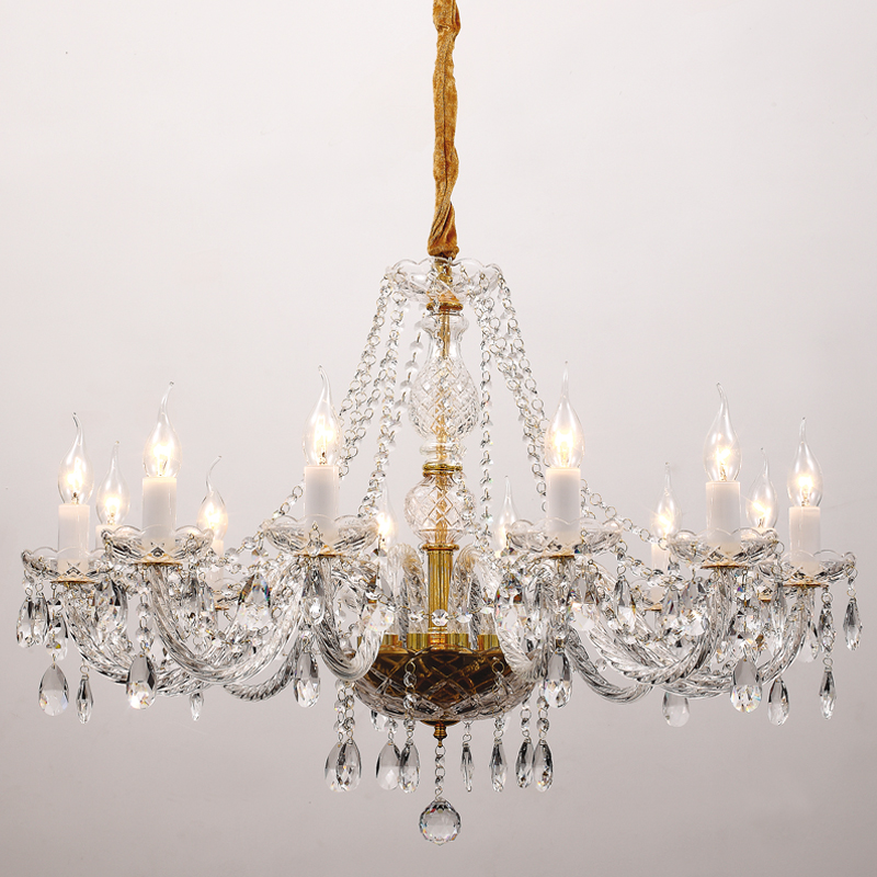 Люстра Megane Chandelier 82 Прозрачный Глянцевое золото Люстра Megane Chandelier 82 Прозрачный Глянцевое золото в Барнауле | Loft Concept