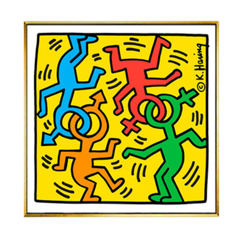 Постер Keith Haring 18 Мульти Постер Keith Haring 18 Мульти в Барнауле | Loft Concept