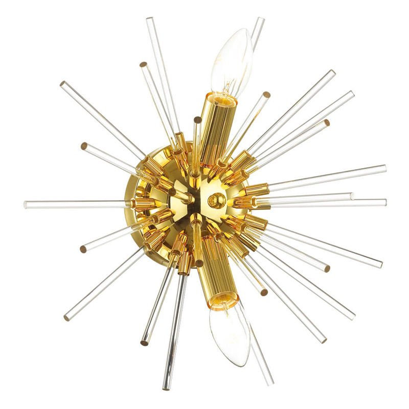 Бра Varg Sputnik Sconce Gold Глянцевое золото Прозрачный Бра Varg Sputnik Sconce Gold Глянцевое золото Прозрачный в Барнауле | Loft Concept