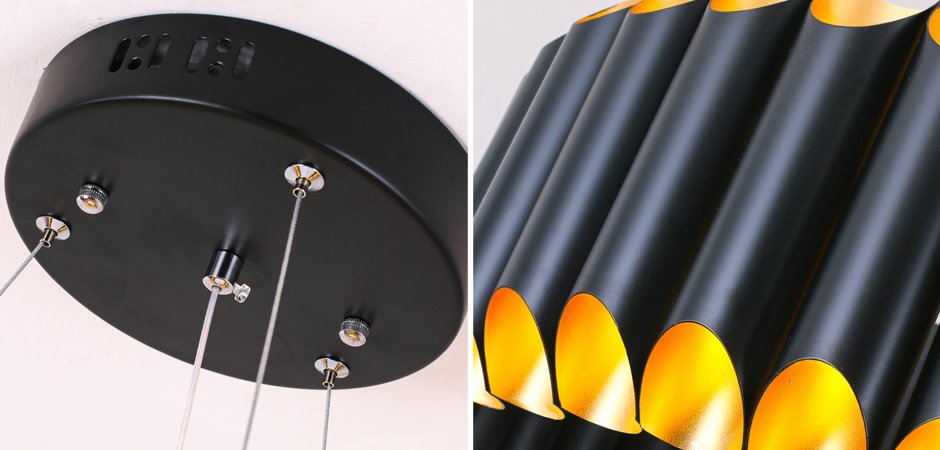 Люстра GALLIANO ROUND SUSPENSION LIGHT by DELIGHTFULL Black Люстра GALLIANO ROUND SUSPENSION LIGHT by DELIGHTFULL Black - Loft-Concept в Барнауле