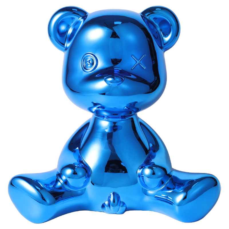 Статуэтка Teddy Boy Metal Finish with Cable Синий Синий Статуэтка Teddy Boy Metal Finish with Cable Синий Синий в Барнауле | Loft Concept