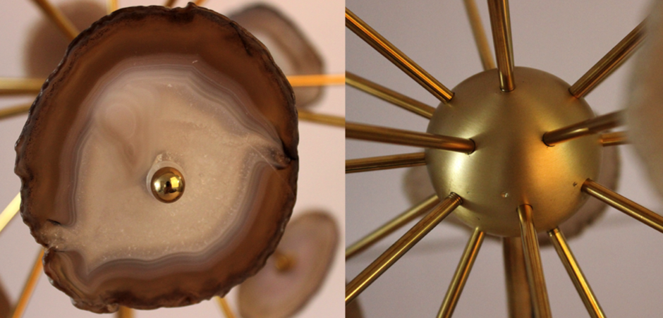 Аксессуар Agate Burst Brass Аксессуар Agate Burst Brass - Loft-Concept в Барнауле