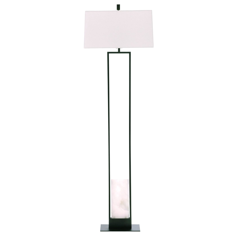Торшер Arteriors MARKHAM FLOOR LAMP Бронза Белый Черный Торшер Arteriors MARKHAM FLOOR LAMP Бронза Белый Черный в Барнауле | Loft Concept