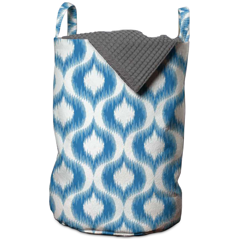 Корзина Blue Ornament Basket Белый Синий Корзина Blue Ornament Basket Белый Синий в Барнауле | Loft Concept