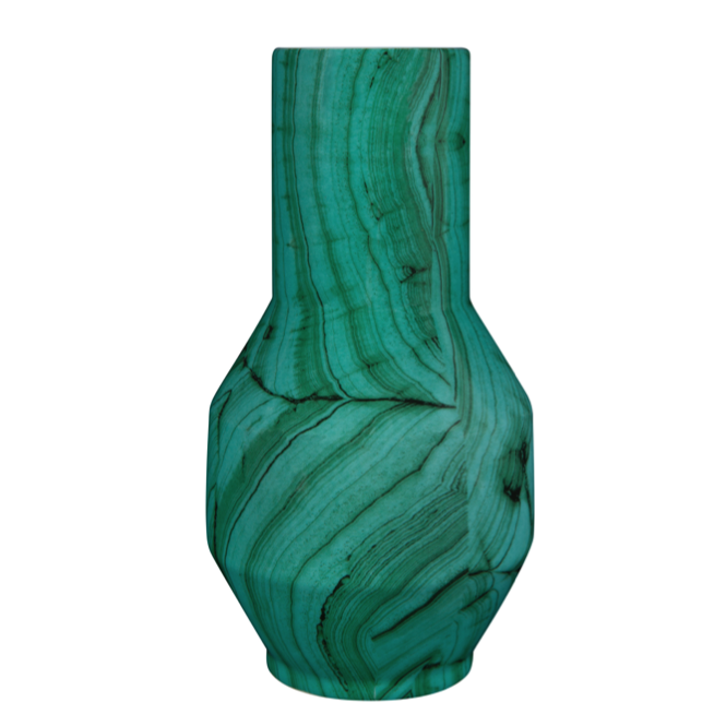 Ваза Malachite Vase rubikon Малахит Ваза Malachite Vase rubikon Малахит в Барнауле | Loft Concept