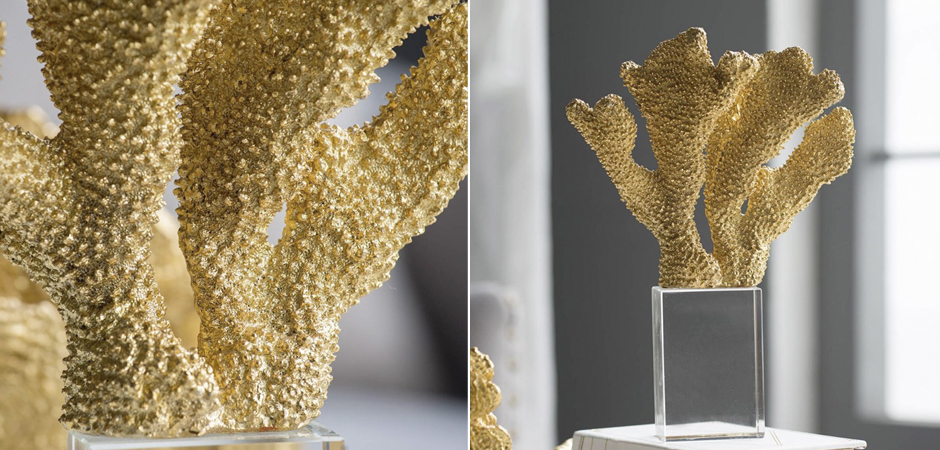 Статуэтка Gold Sea Cactus Статуэтка Gold Sea Cactus - Loft-Concept в Барнауле
