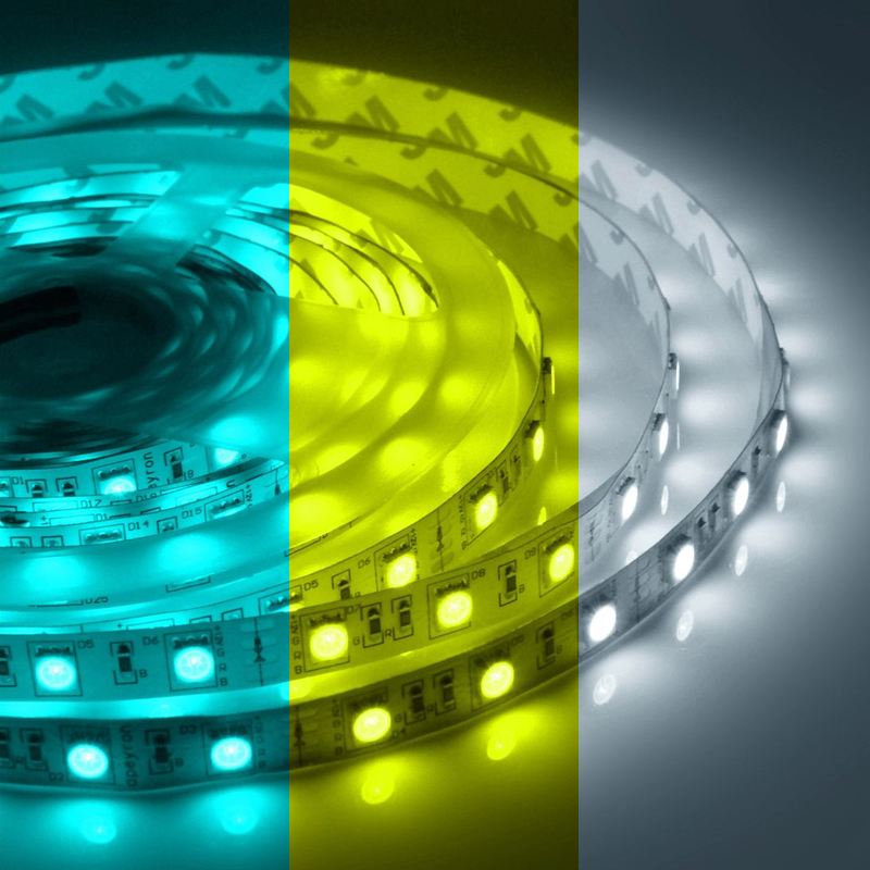 Светодиодная влагозащищенная лента 14,4W/m 60LED/m 5050SMD разноцветная 5M Белый Светодиодная влагозащищенная лента 14,4W/m 60LED/m 5050SMD разноцветная 5M Белый в Барнауле | Loft Concept