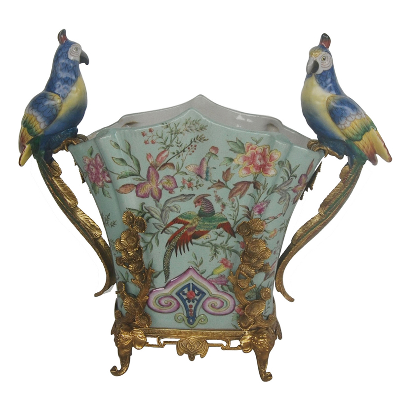 Ваза Parrots Guards Floral Vase Бронза Мульти Ваза Parrots Guards Floral Vase Бронза Мульти в Барнауле | Loft Concept