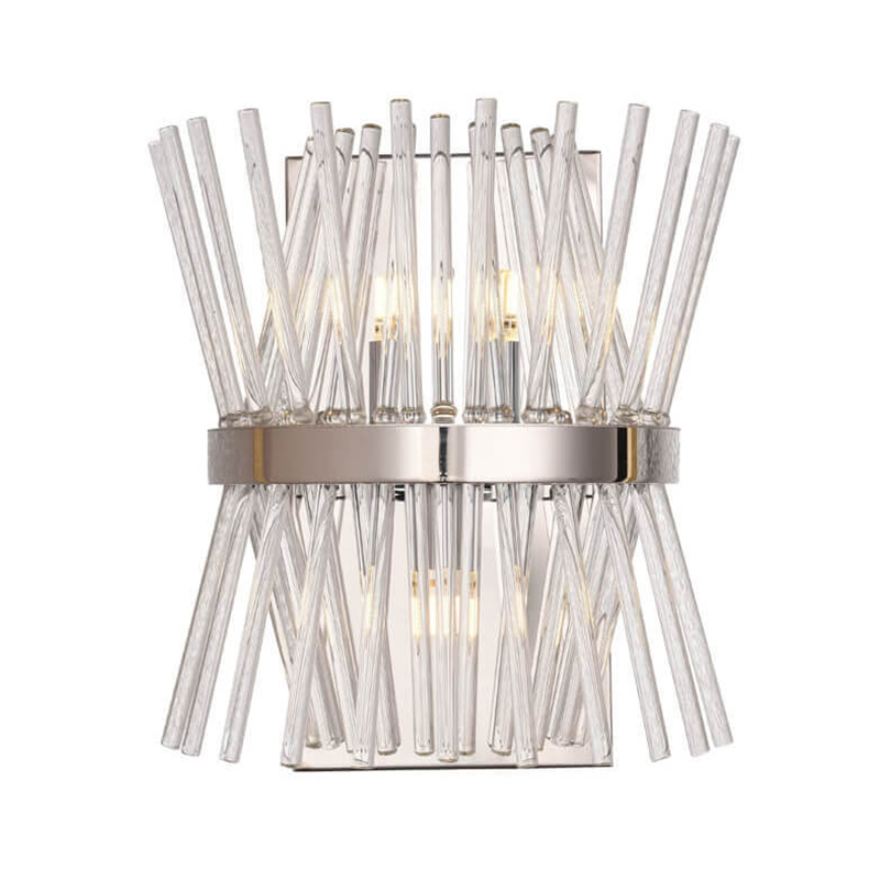 Бра Nembus Rini Wall Lamp Хром Прозрачное Стекло Бра Nembus Rini Wall Lamp Хром Прозрачное Стекло в Барнауле | Loft Concept