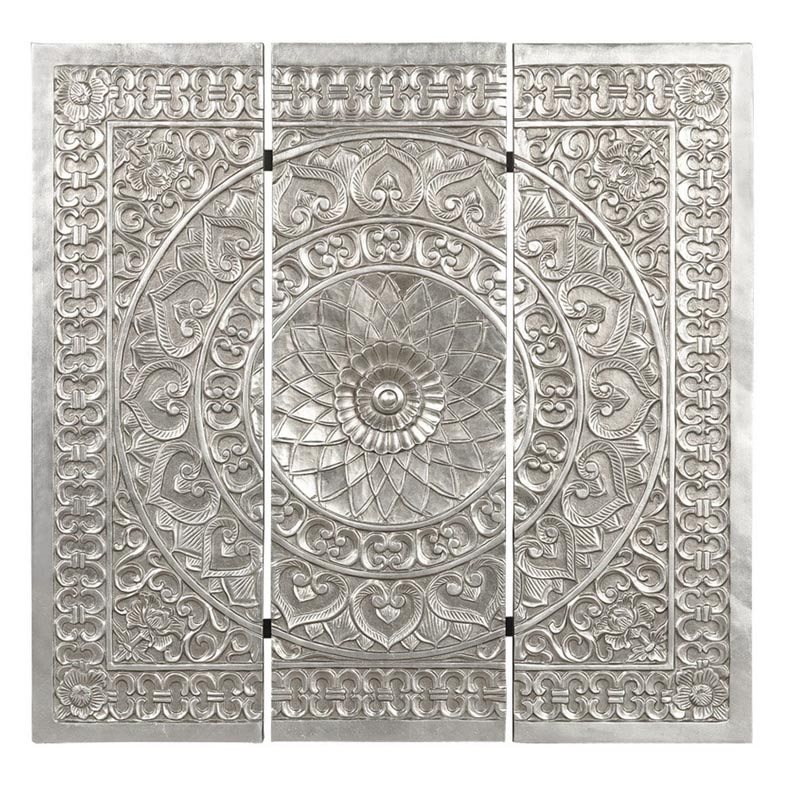 Панно Silver Patterns Серебряный Панно Silver Patterns Серебряный в Барнауле | Loft Concept