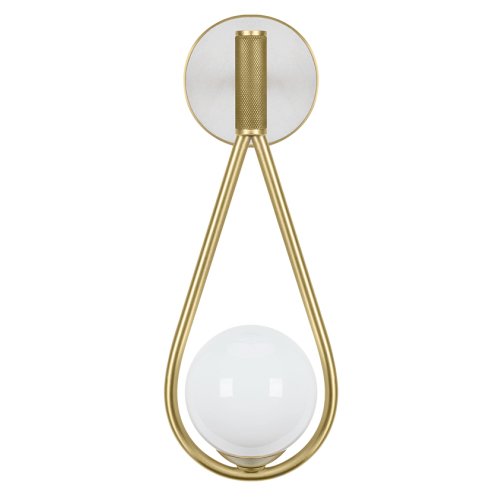 Бра CORDA Wall Lamp Латунь Белый Бра CORDA Wall Lamp Латунь Белый в Барнауле | Loft Concept