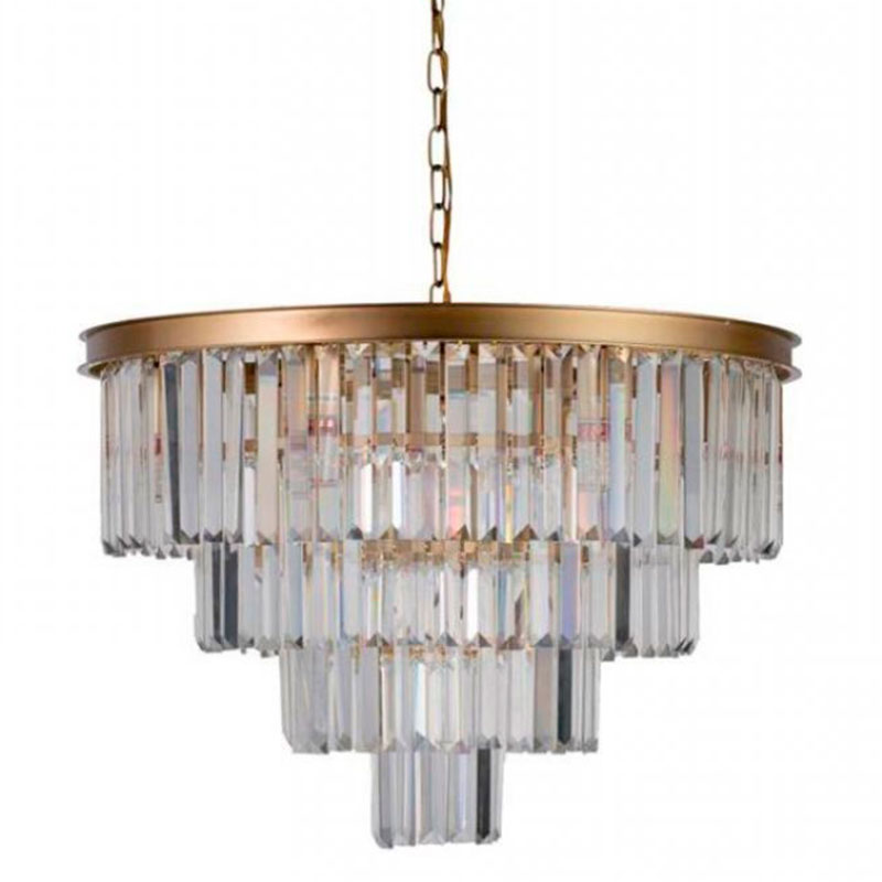 Круглая Люстра RH 1920s Odeon GOLD iron Four Layers Серое Прозрачное диаметр 60 см Золотой Прозрачное Стекло Круглая Люстра RH 1920s Odeon GOLD iron Four Layers Серое Прозрачное диаметр 60 см Золотой Прозрачное Стекло в Барнауле | Loft Concept