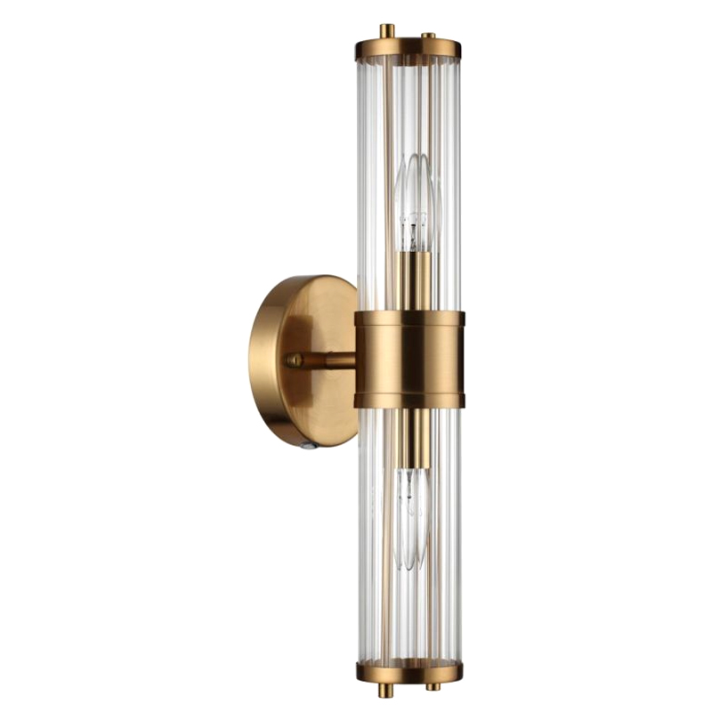 Бра Glass TUBE Бронзовое на 2 лампы Бронза Бра Glass TUBE Бронзовое на 2 лампы Бронза в Барнауле | Loft Concept