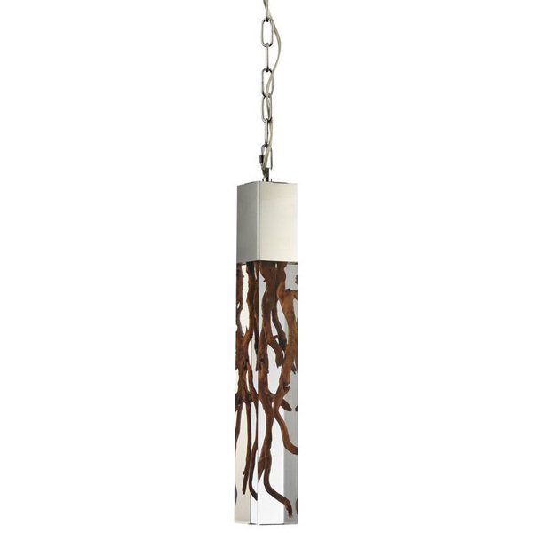 Подвесной светильник Bleu Nature KISIMI Pendant Lamp Белый Коричневый в Барнауле | Loft Concept 