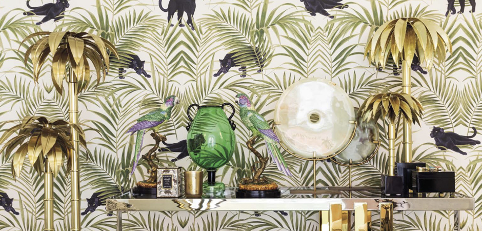 Настольная лампа TABLE LAMP PALMERY gold 30 - фото №2