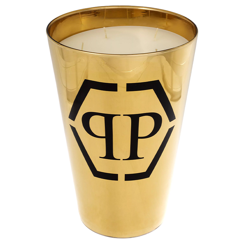 Свеча Philipp Plein Candle Empire Gold XL Золотой Белый Черный Свеча Philipp Plein Candle Empire Gold XL Золотой Белый Черный в Барнауле | Loft Concept