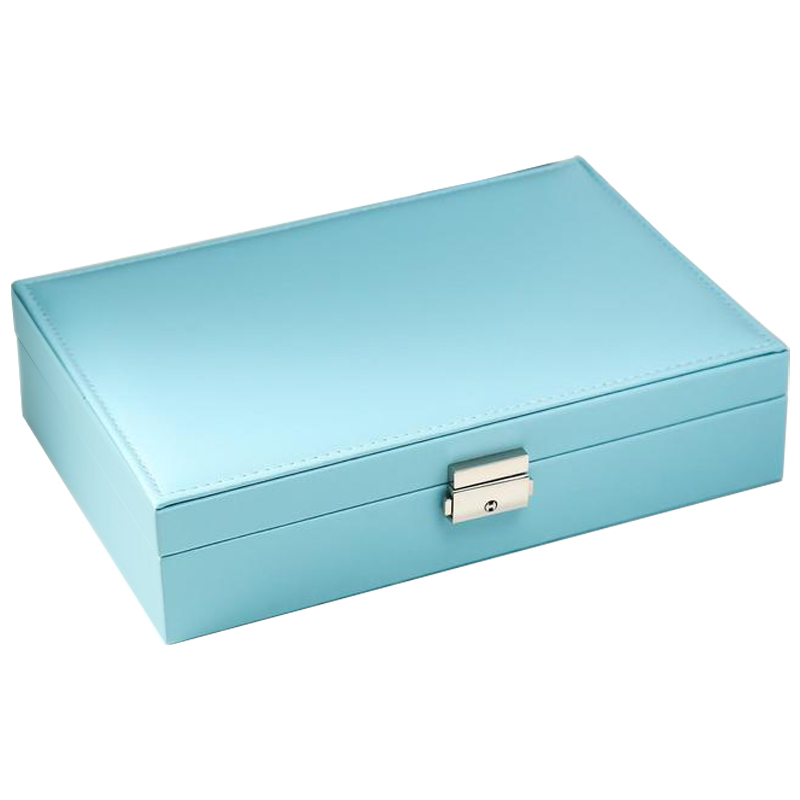 Шкатулка Azurine Jewerly Organizer Box light blue Голубой Бежевый Шкатулка Azurine Jewerly Organizer Box light blue Голубой Бежевый в Барнауле | Loft Concept