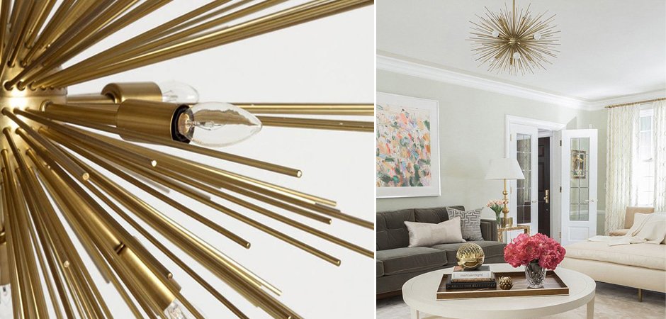 Люстра ASTRA Chandelier Sputnik Brass Люстра ASTRA Chandelier Sputnik Brass - Loft-Concept в Барнауле