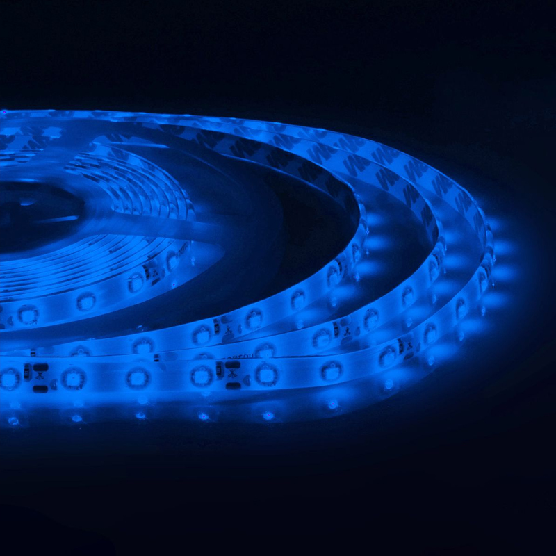 Светодиодная влагозащищенная лента 4,8W/m 60LED/m 3528SMD синий Белый Светодиодная влагозащищенная лента 4,8W/m 60LED/m 3528SMD синий Белый в Барнауле | Loft Concept