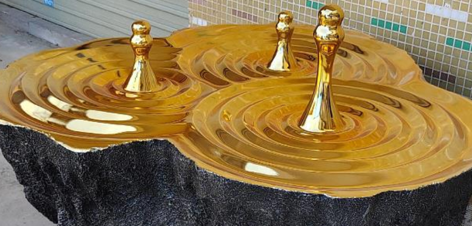 Дизайнерский Кофейный стол Golden Drops Coffee Table Дизайнерский Кофейный стол Golden Drops Coffee Table - Loft-Concept в Барнауле