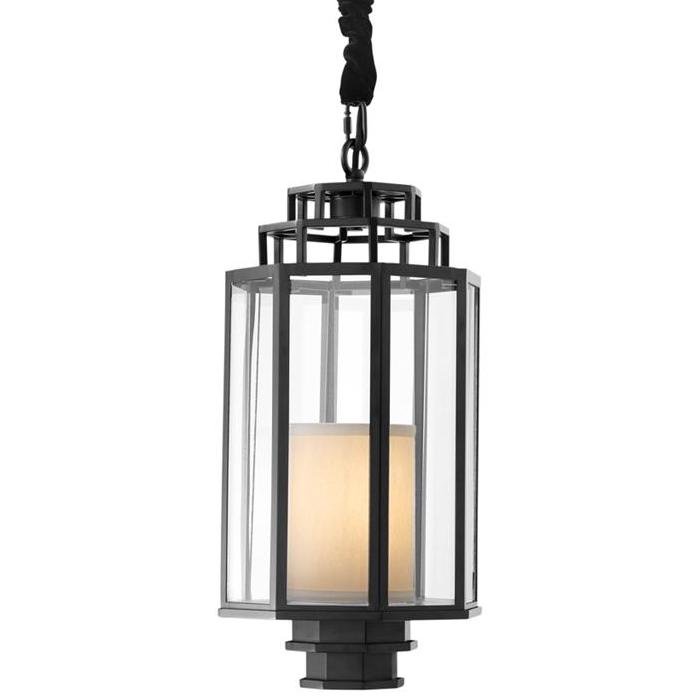 Люстра Lantern Monticello S Черный Прозрачное Стекло Кремовый Люстра Lantern Monticello S Черный Прозрачное Стекло Кремовый в Барнауле | Loft Concept